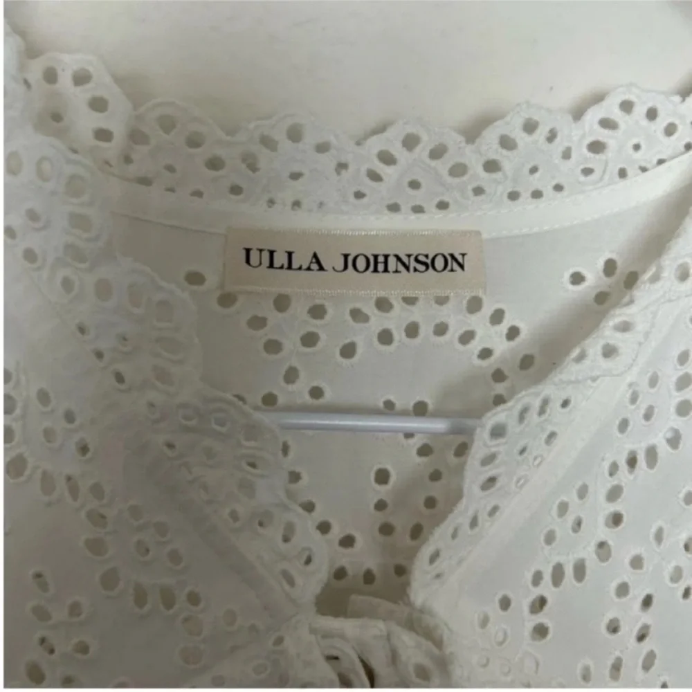 Ulla Johnson Aster Long Sleeve Tiered Ruffle Mini Dress White - Picture 12 of 12